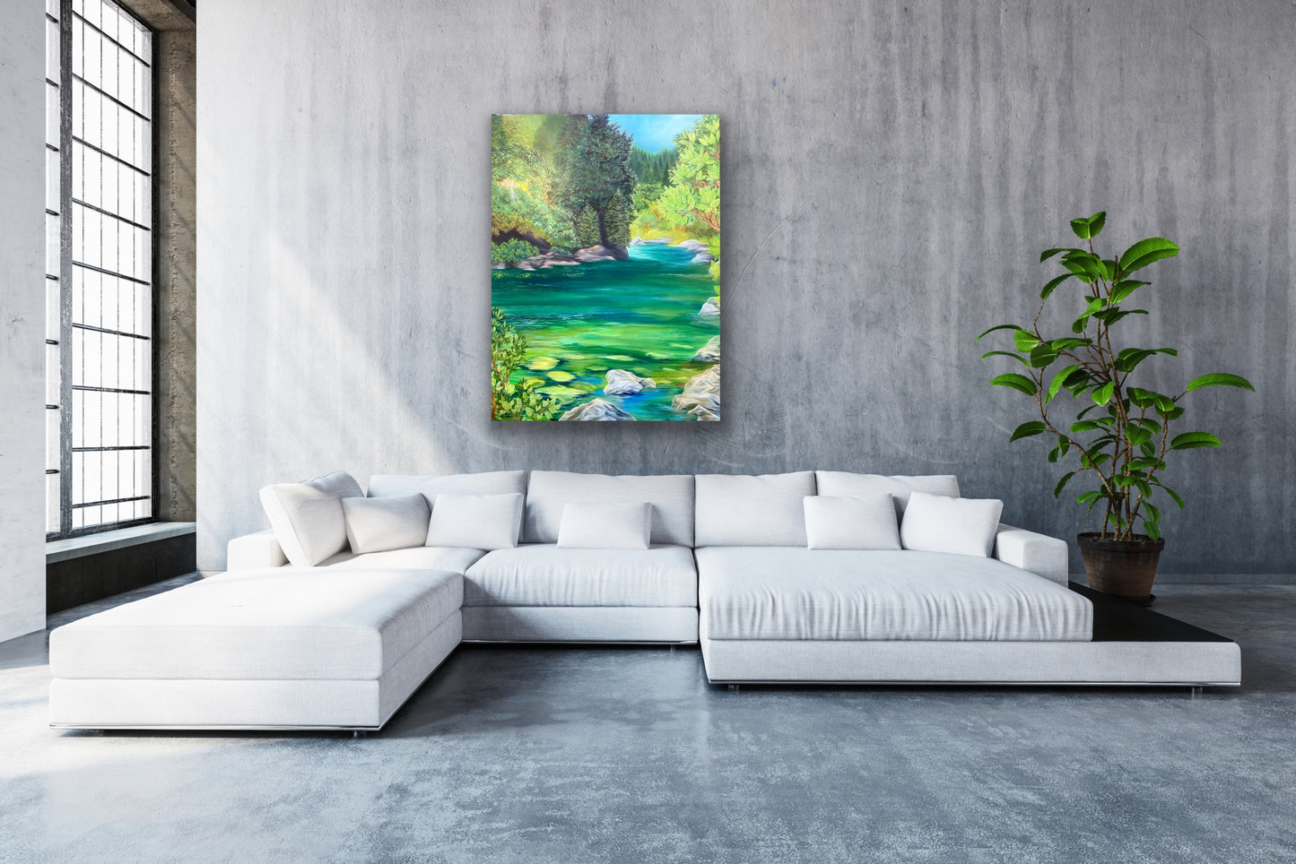 “Summertime Dreaming” oil on canvas
