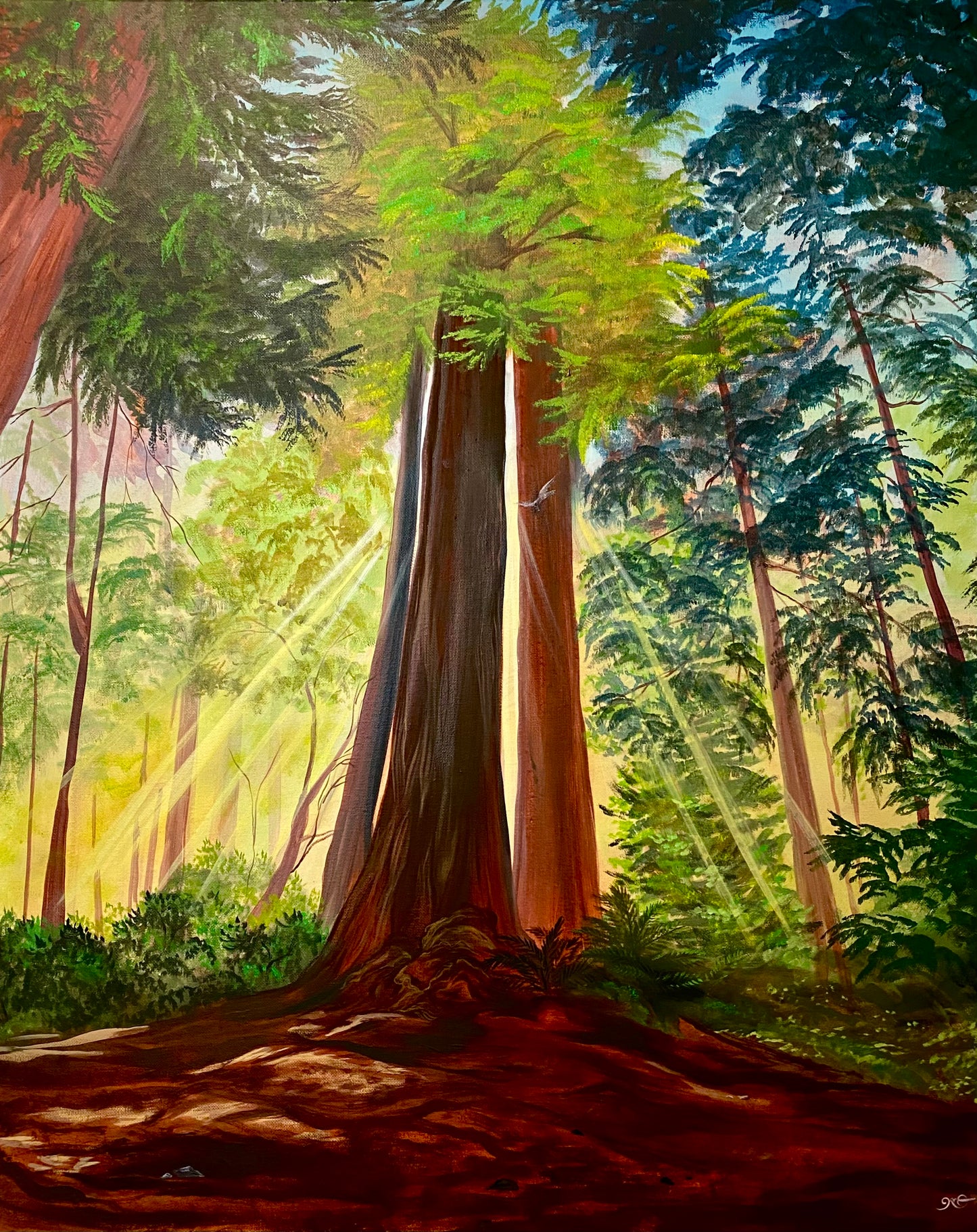 “Guiding Light” oil on canvas