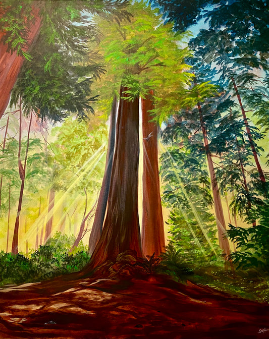 “Guiding Light” oil on canvas