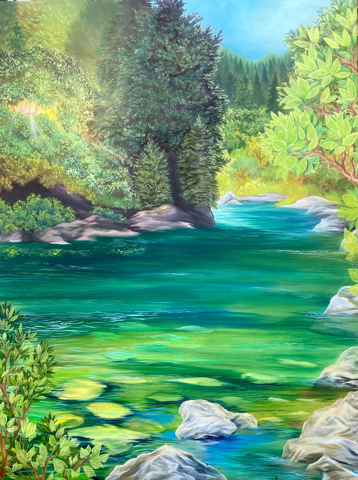 “Summertime Dreaming” oil on canvas