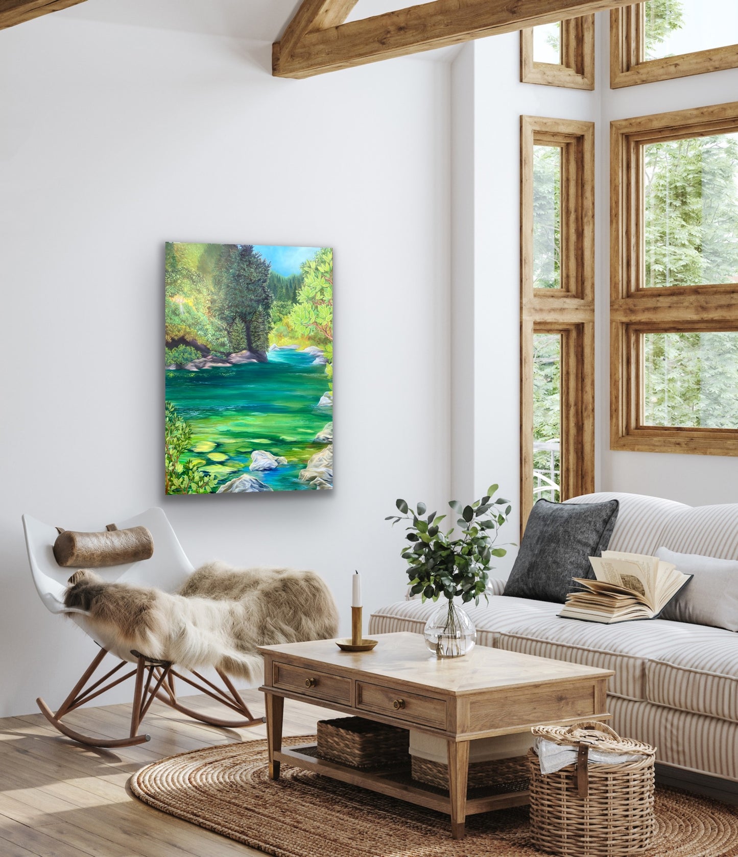 “Summertime Dreaming” oil on canvas